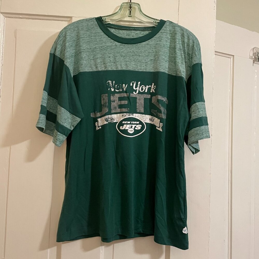 NWOT - NFL New York‎ Jets Women's Football T-shirt Size Large Touch Stadium